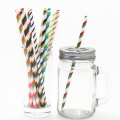 Double Striped Paper Straws Wholesale  11 colours