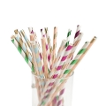 Bulk discount Paper Straws Wholesales mix color for resturants and bars and party decorations