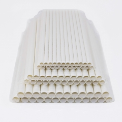 white Paper Straw
