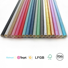  Biodegradable Disposable Eco-friendly Paper Straws