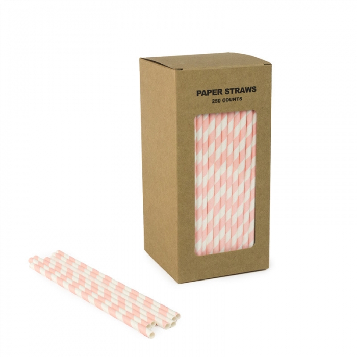 Stripe paper straws wholesale