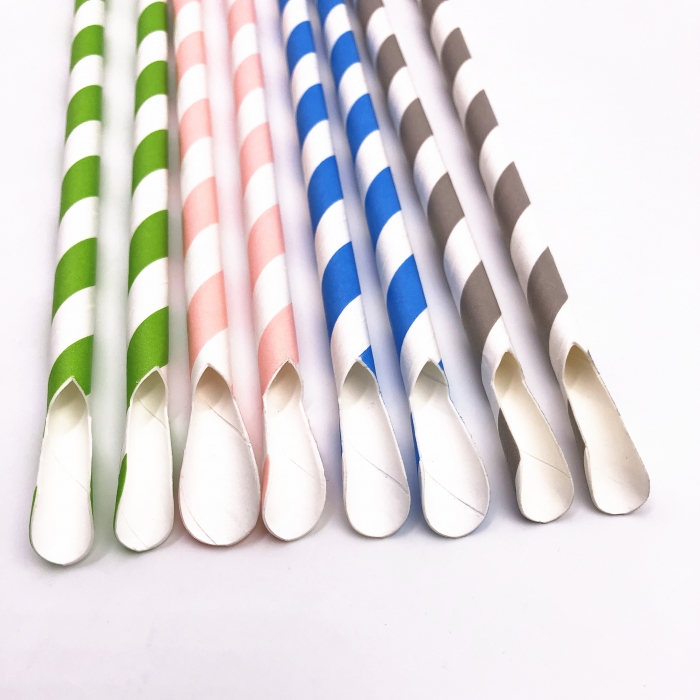 8MM Paper Spoon Straws