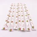 Individually Wrapped Strawberry Paper Straws - Free Sample