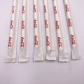 Individually Wrapped Strawberry Paper Straws - Free Sample